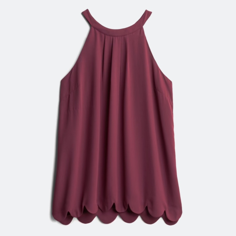 Papermoon Karino Scallop Hem Blouse